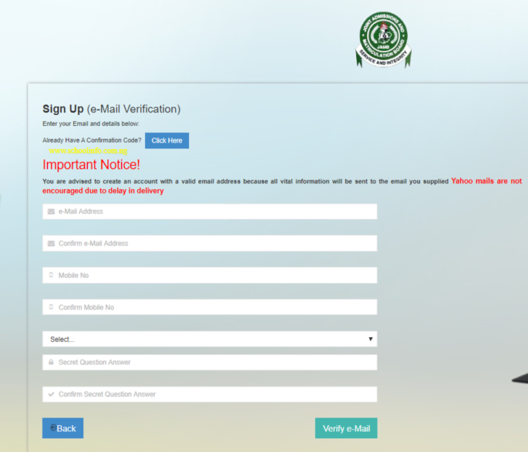 3 Easy Steps to Create JAMB Profile Online