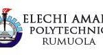 Elechi Amadi Poly Admission Letter